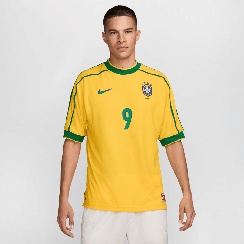 Camisa Nike Reedição Brasil 1998 Ronaldo Masculina