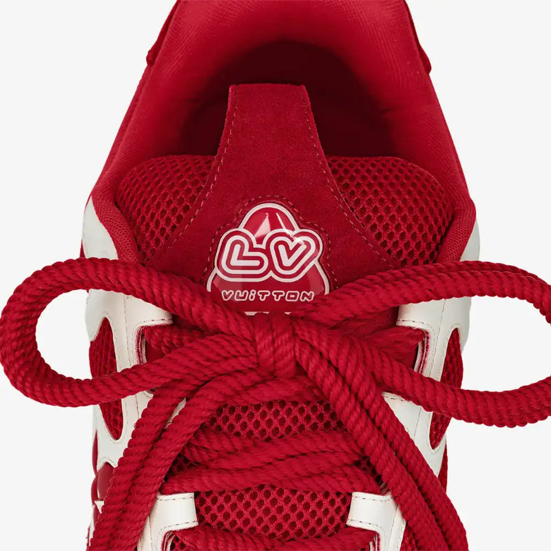 Louis Vuitton LV Skate Sneaker Red White - DRIP DOS ARTISTAS 