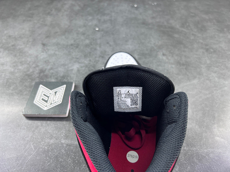 Air Jordan 1 Mid Gym Red Black Toe - DRIP DOS ARTISTAS 