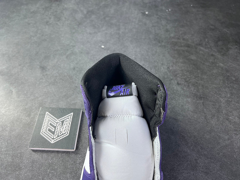 Air Jordan 1 Retro High Court Purple White - DRIP DOS ARTISTAS 