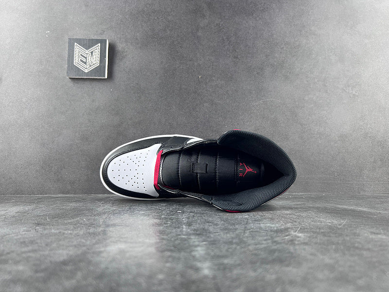 Air Jordan 1 Mid Gym Red Black Toe - DRIP DOS ARTISTAS 